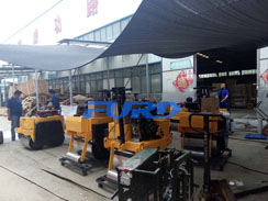 福瑞得微動態(tài)--手扶雙輪壓路機，手推式井蓋切割機，手扶抹光機等包裝發(fā)貨